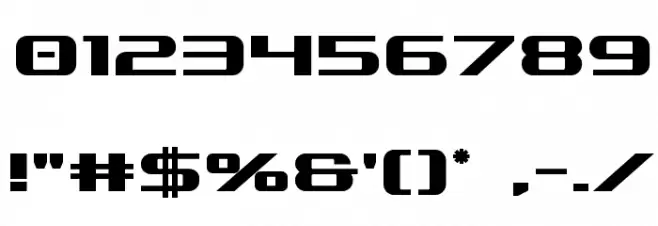 SDF Bold Font OTHER CHARS