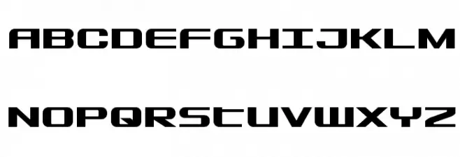SDF Bold フォント 大文字