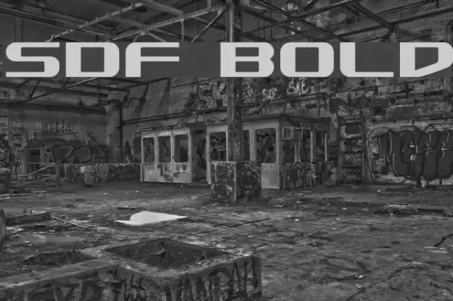SDF Bold Font examples