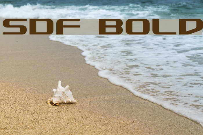 SDF Bold Example 3