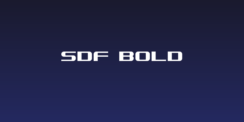 SDF Bold Social Header