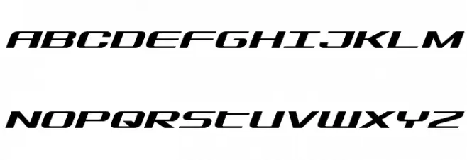SDF Expanded Italic Fonte MAIÚSCULAS