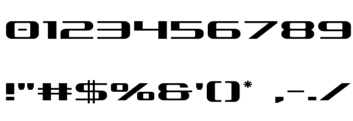 SDF Expanded Font OTHER CHARS