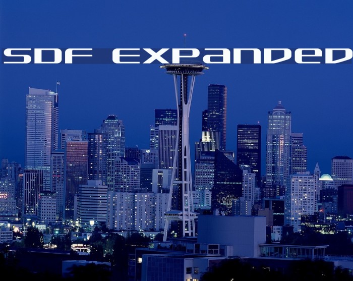 SDF Expanded Font examples