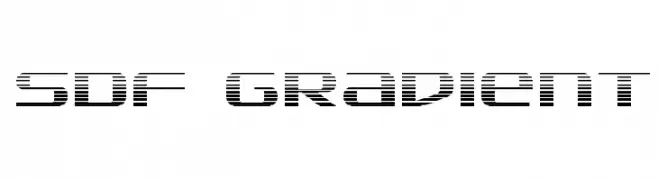 SDF Gradient  Frei Schriftart Herunterladen