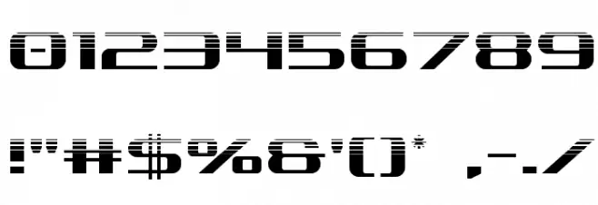 SDF Halftone Font OTHER CHARS