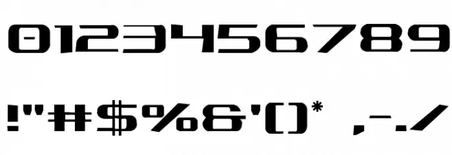 SDF Jagged Font OTHER CHARS