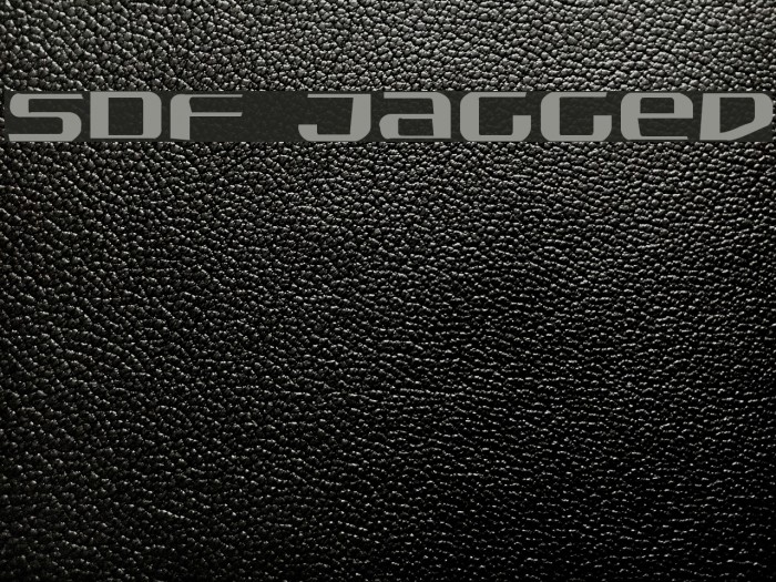 SDF Jagged Example 1