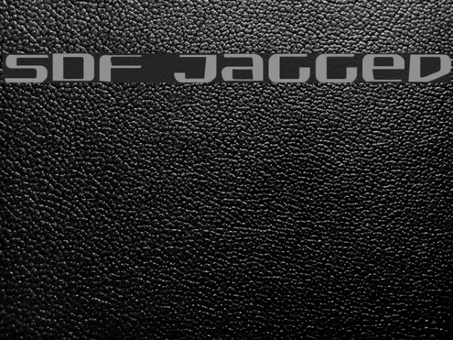 SDF Jagged Font examples