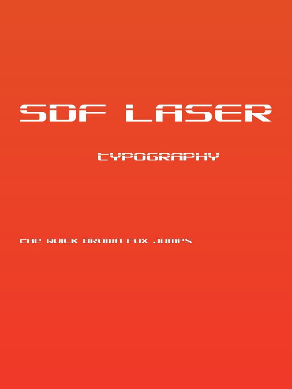 SDF Laser Poster