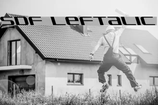 SDF Leftalic Font examples