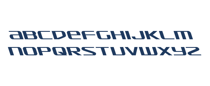 SDF Leftalic Lowercase