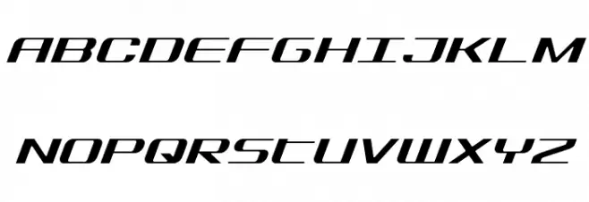 SDF Light Italic フォント 大文字