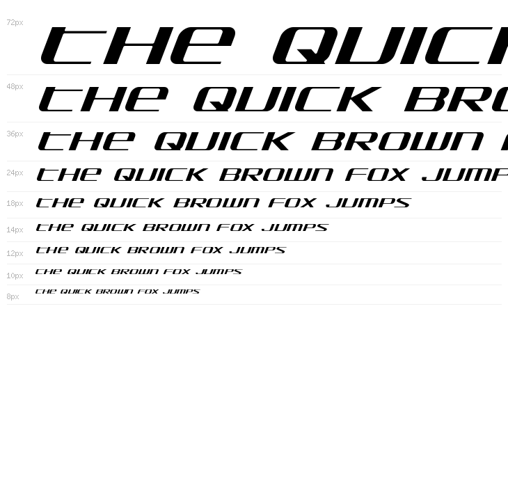 SDF Light Italic Waterfall