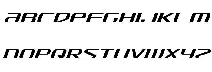 SDF Light Italic Font LOWERCASE