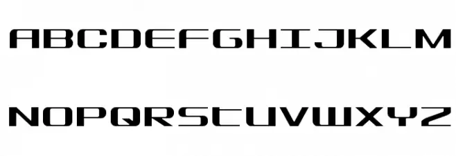 SDF Light フォント 大文字