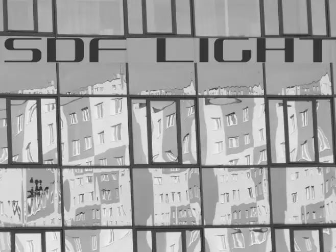 SDF Light Font examples