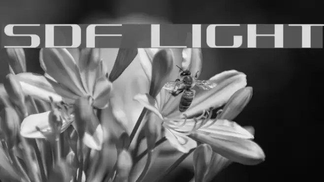 SDF Light Font examples