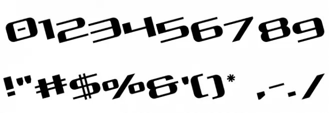 SDF Rotated Font OTHER CHARS