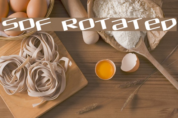 SDF Rotated Example 1