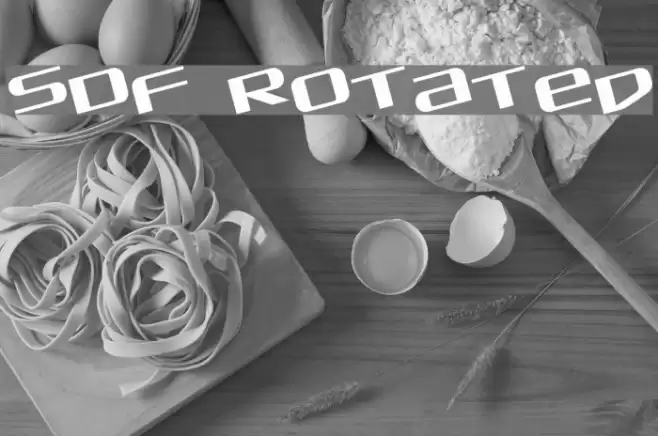 SDF Rotated Font examples