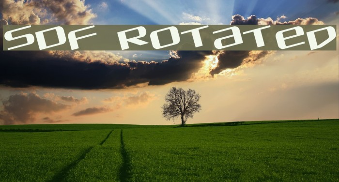 SDF Rotated Example 3