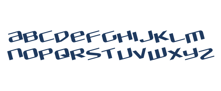 SDF Rotated Lowercase