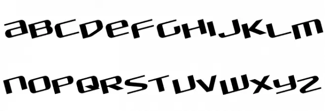 SDF Rotated フォント 小文字