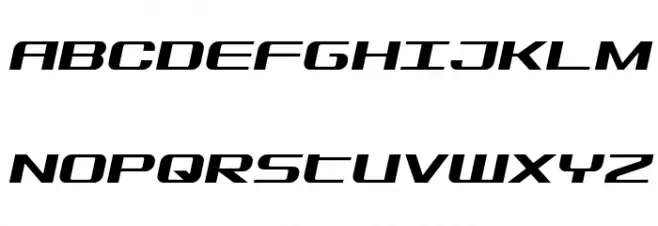 SDF Semi-Italic Font Litere mari