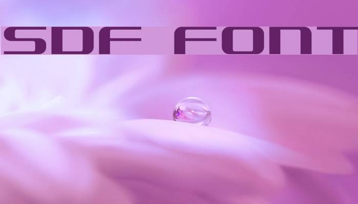 SDF Font examples