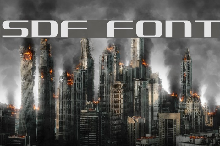 SDF Font examples