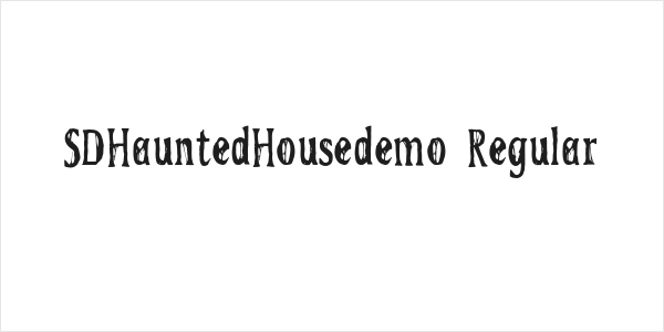SDHauntedHousedemo Regular Logo