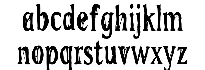 SDHauntedHousedemo Regular Шрифта строчной