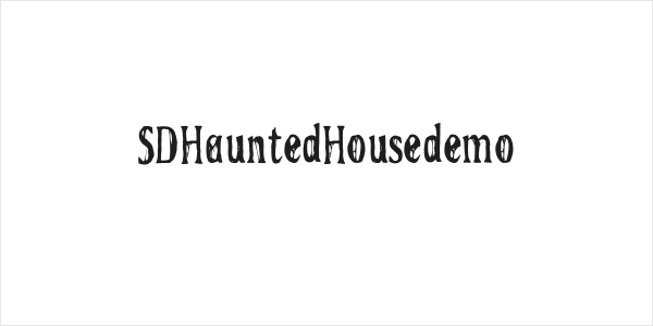 SDHauntedHousedemo Logo
