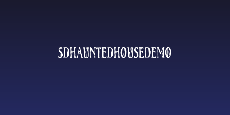 SDHauntedHousedemo Social Header