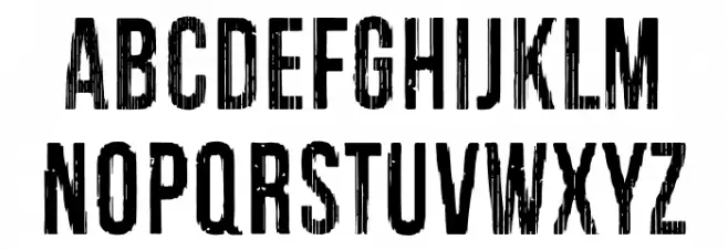 SDNoiseDemo Schriftart Groß