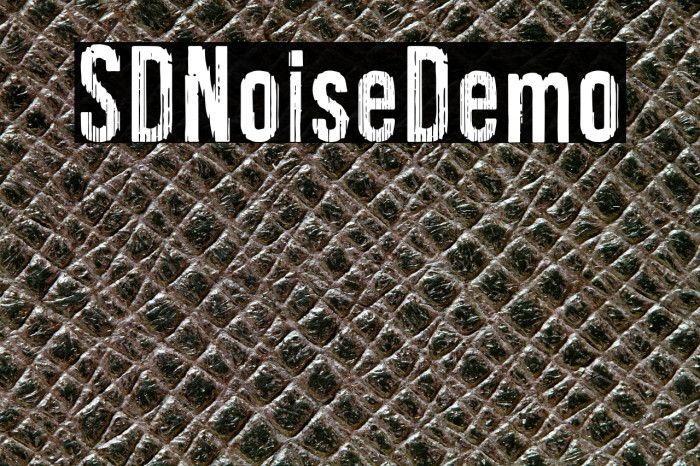 SDNoiseDemo Example 2