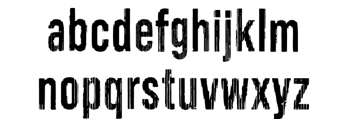 SDNoiseDemo Font LOWERCASE