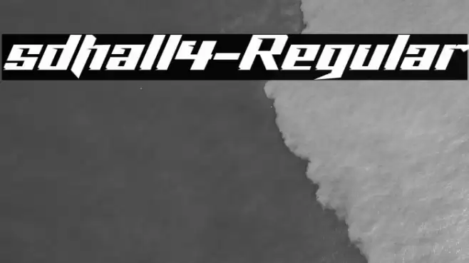 sdhall4-Regular Font examples
