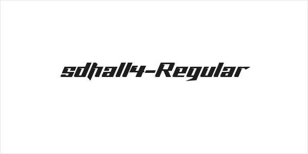 sdhall4-Regular Logo
