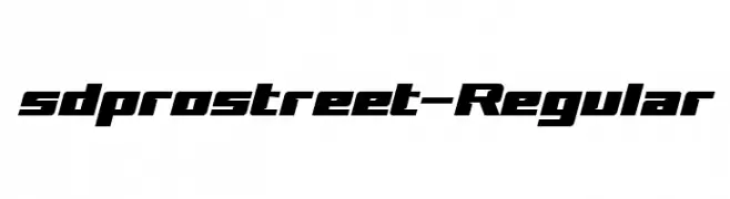 sdprostreet-Regular  Fuentes Gratis Descargar