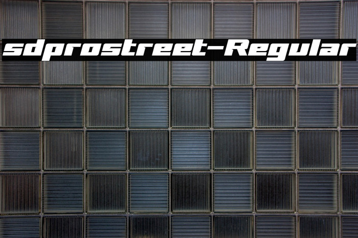 sdprostreet-Regular Example 2