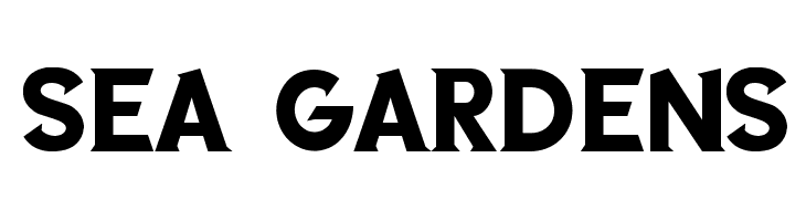 SEA GARDENS  Descarca Fonturi Gratis