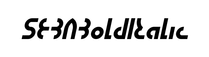 SEBA Bold Italic  Descarca Fonturi Gratis