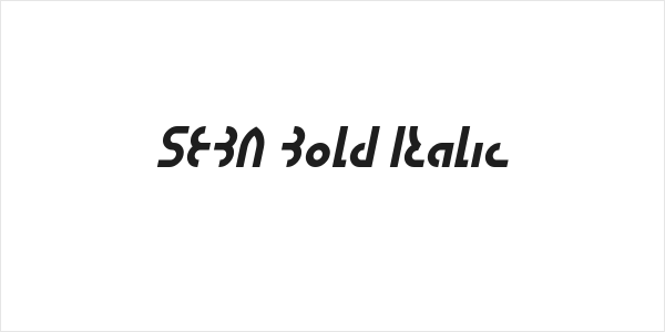 SEBA Bold Italic Logo