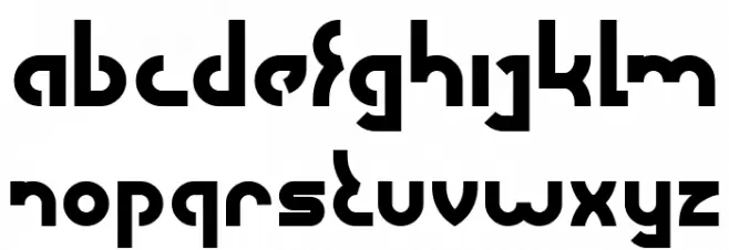 SEBA Bold フォント 小文字