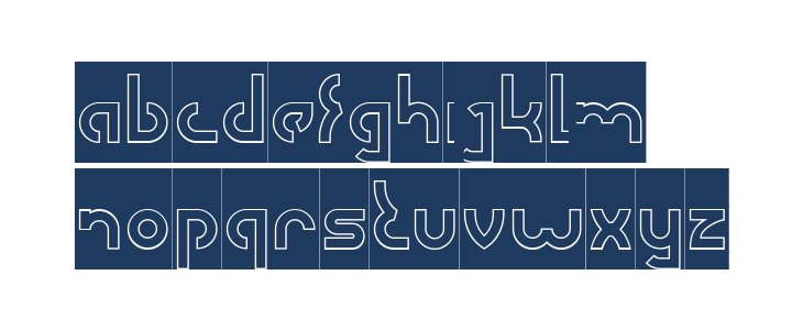 SEBA-Hollow-Inverse Lowercase