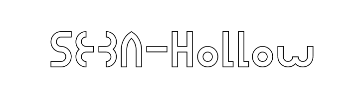 SEBA-Hollow  font caratteri gratis