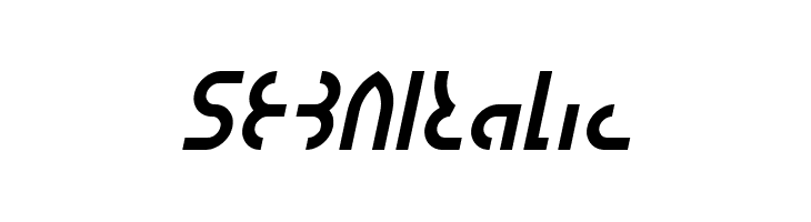 SEBA Italic  Скачать бесплатные шрифты
