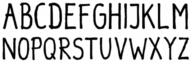SEBASTIAN INFORMAL フォント 大文字